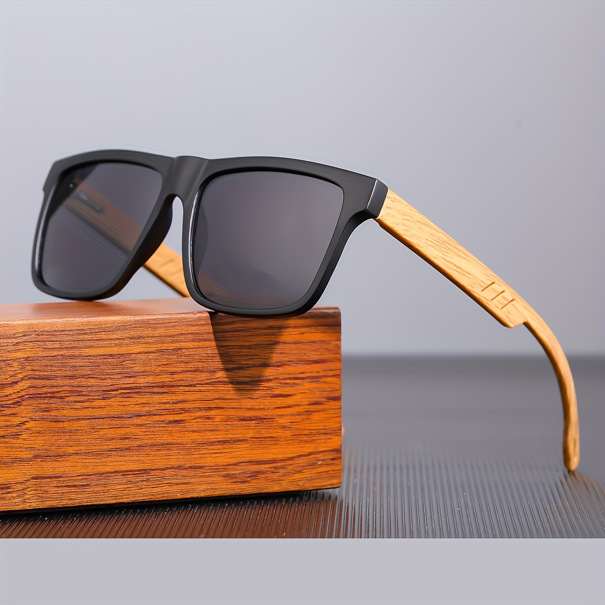 Woodworking Basics - New Classic Square Casual Sunglasses Wood