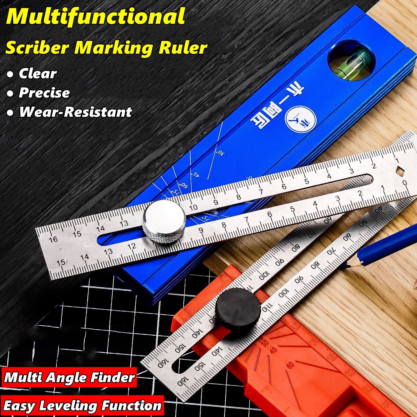 Woodworking Basics - Scriber Marking Tools, Multi Angle Finder