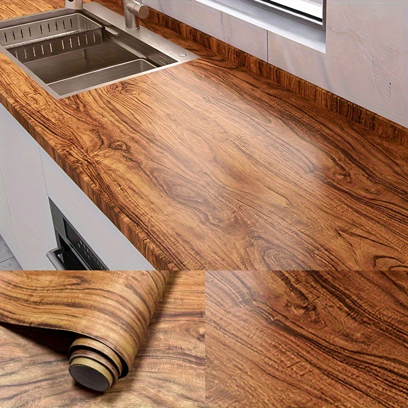 Woodworking Oil Finish - Peel and Stick Wood Grain Wallpaper