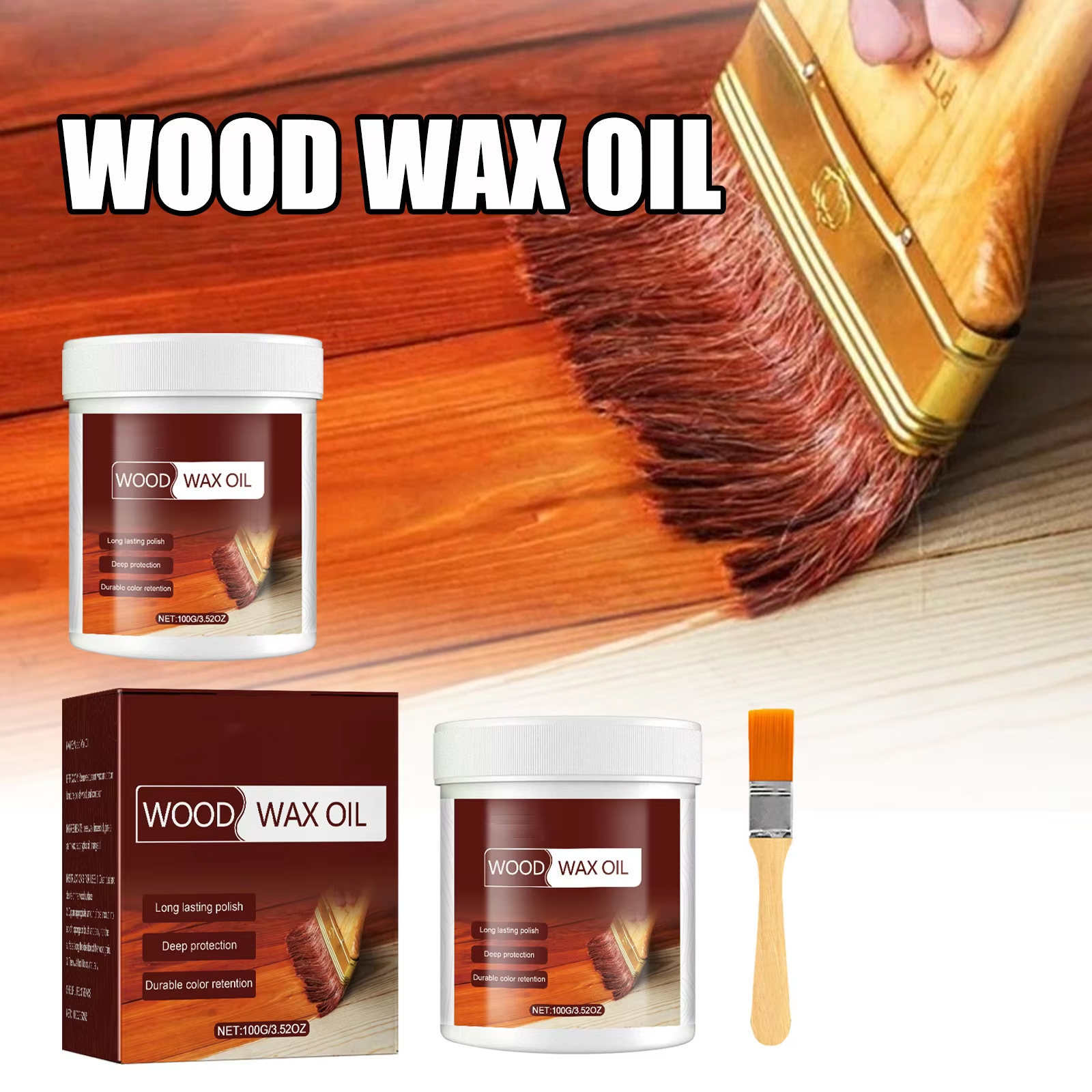 Woodworking Oil Finish - 100g Wood Wax Oil Furniture Polish