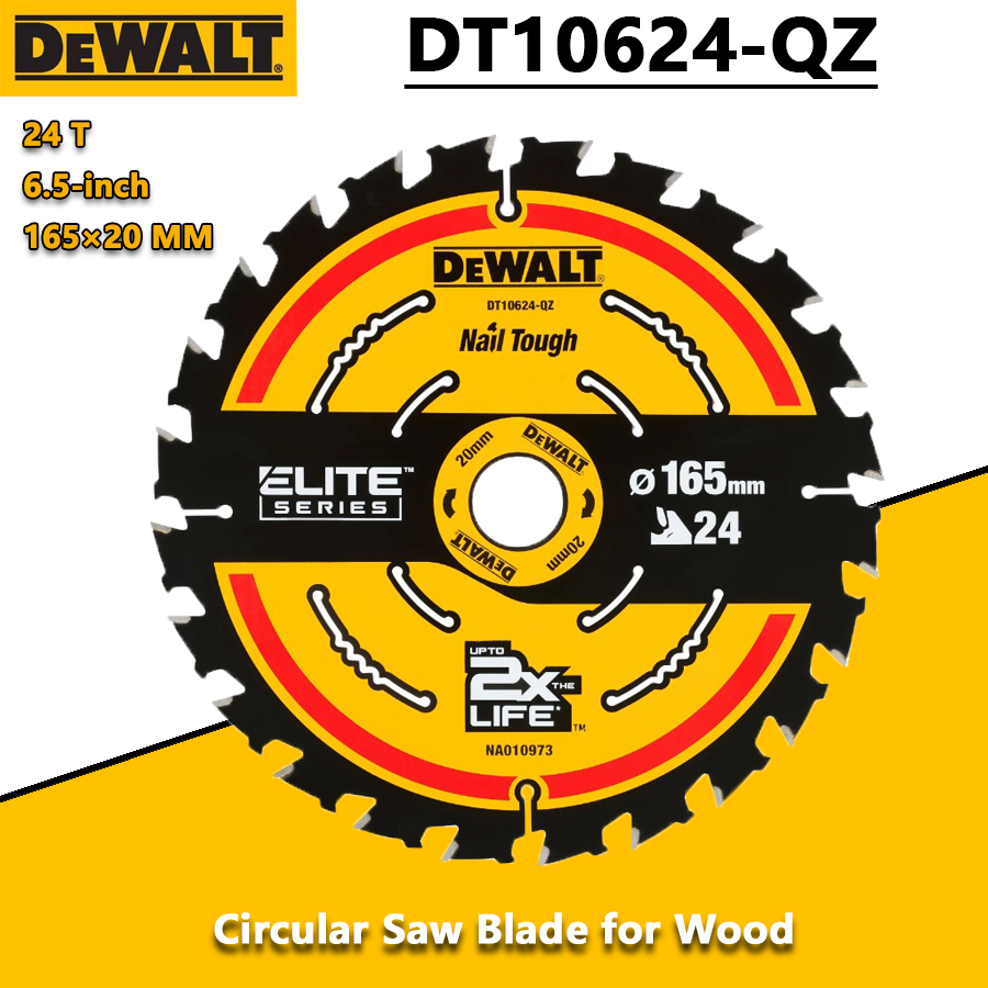Woodworking Basics - DEWALT DT10624-QZ 1/3pcs 24T Construction Circular