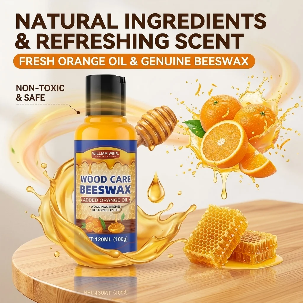 Woodworking Oil Finish - 120ml Orange Oil Beeswax Wood Furniture
