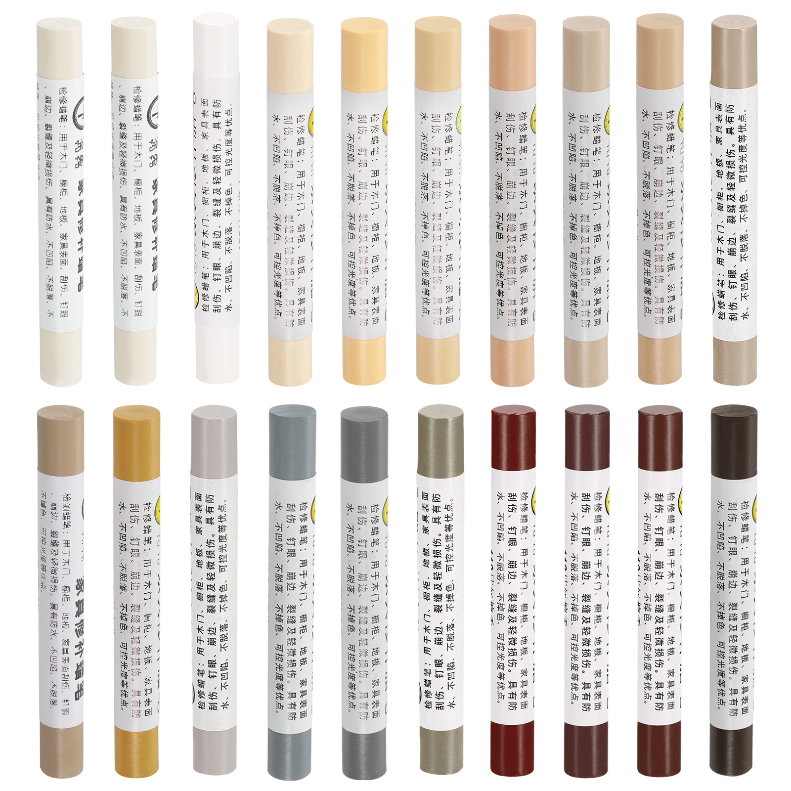 Woodworking Oil Finish - 20Pcs Wood Filler Stick Furniture Repair