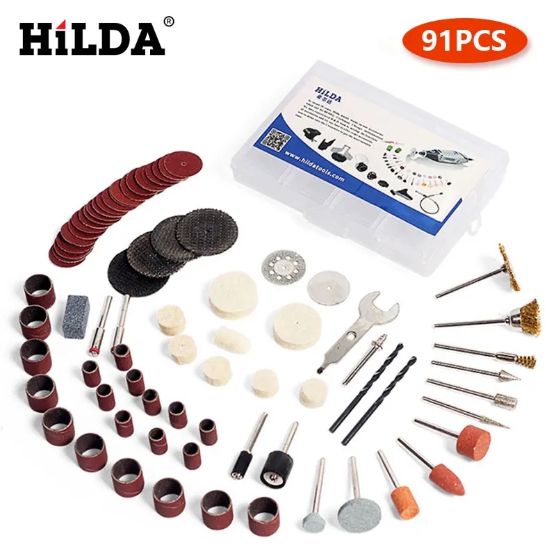 HILDA Rotary Tool Accessories  – обзор и цена Woodworking Videos