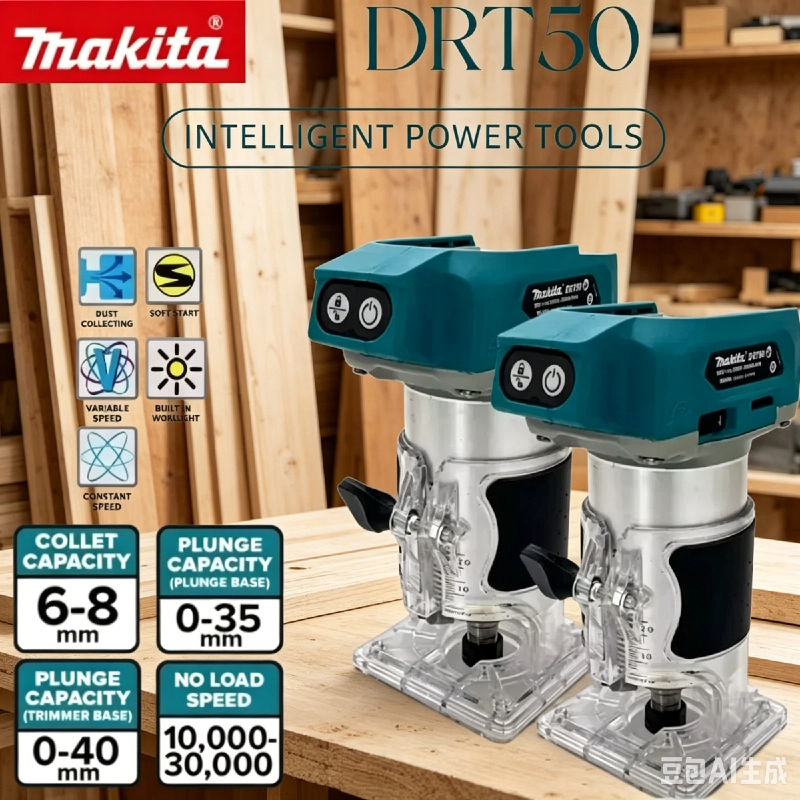 Makita DRT50 18V LXT Brushless – обзор и цена Woodworking Edge Trimmer