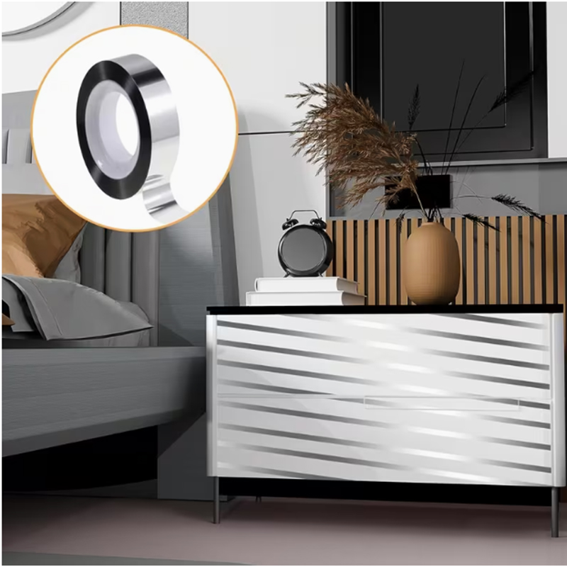 Metallic Silver Mirror Tape -  – обзор и цена Woodworking Tv