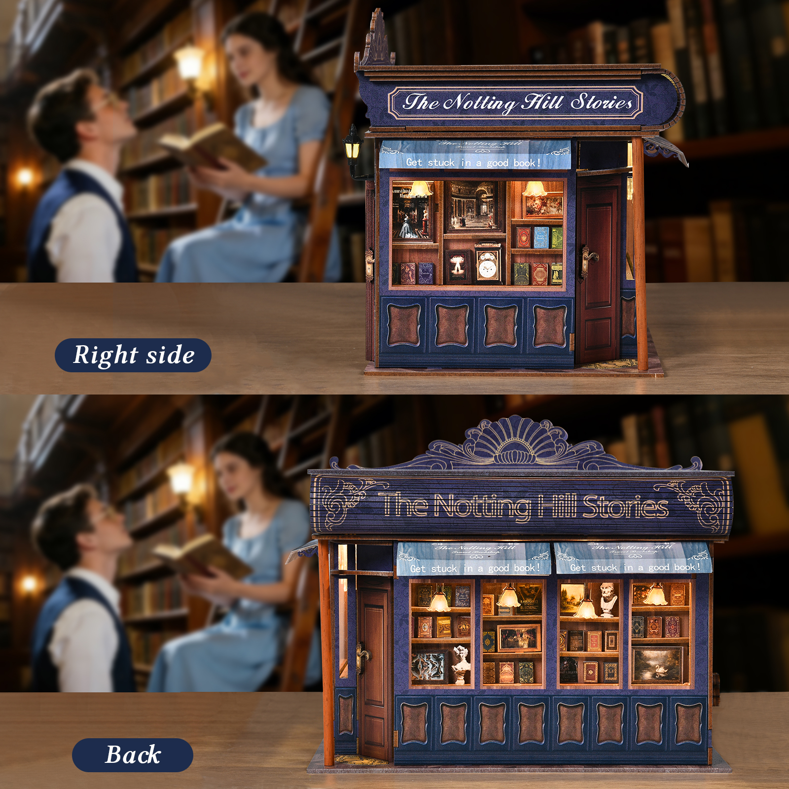 DIY Book Nook Kit Notting Hill – обзор и цена Woodworking Tv