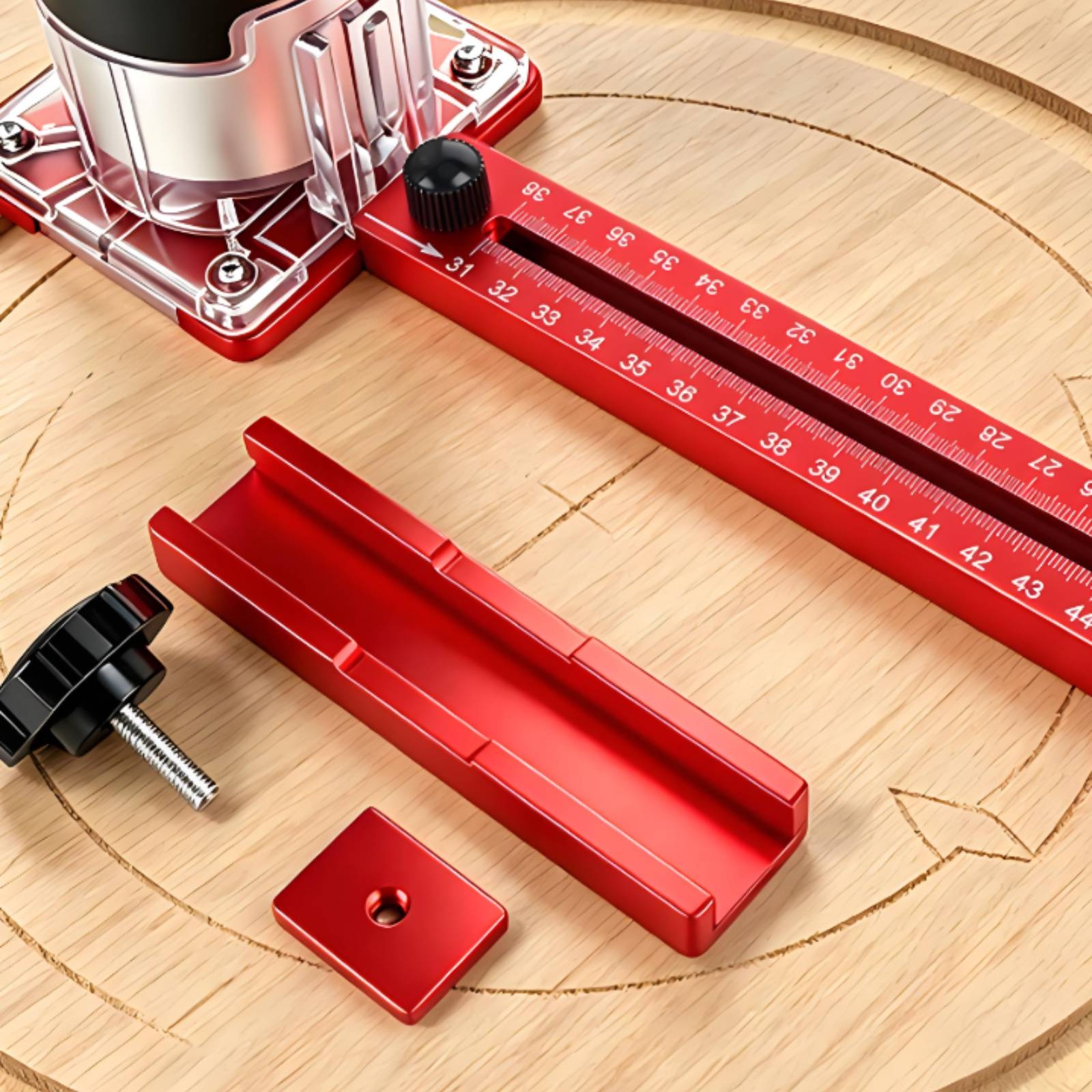 Router Circle Cutting Jig Star – обзор и цена Woodworking Routers