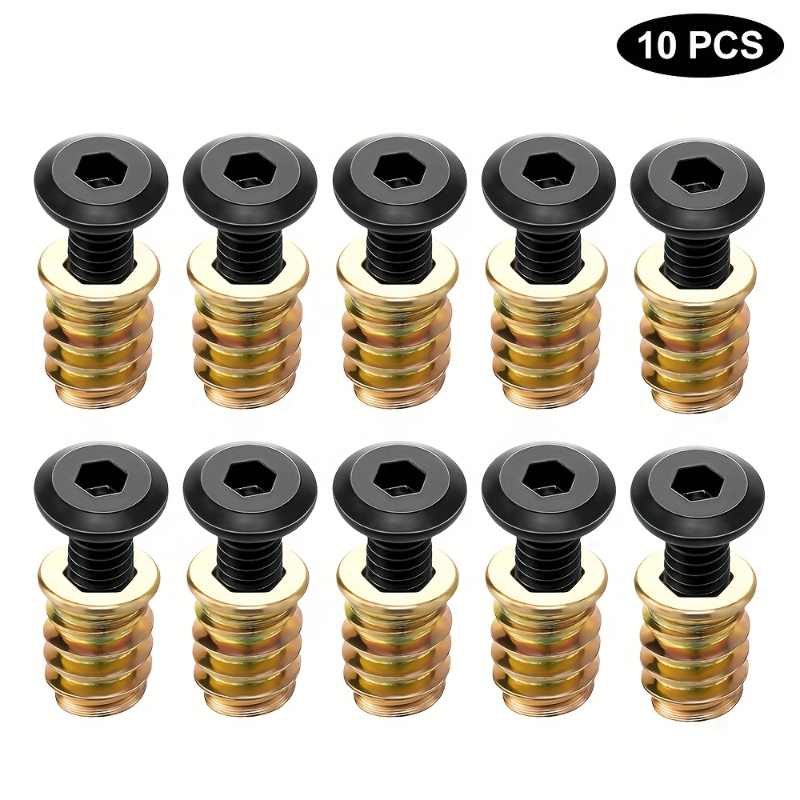 10PCS Nut Threaded Inserts Com – обзор и цена Woodworking Tool Stores