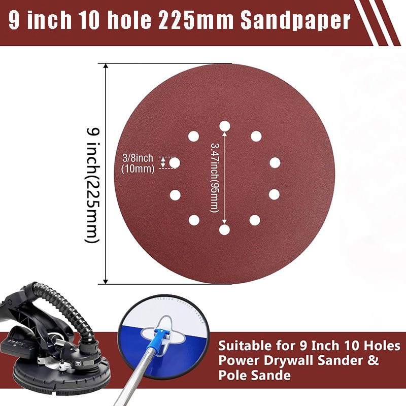 20 Pcs 9 Inch 225mm10 Hole Wal – обзор и цена Woodworking Wallpaper