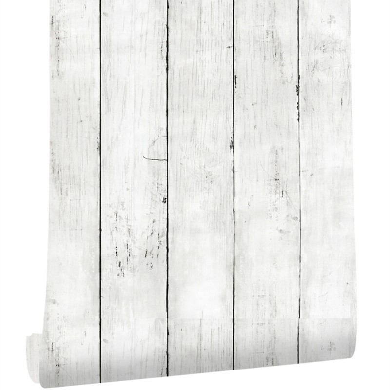 Ivory white retro imitation wo – обзор и цена Woodworking Wallpaper