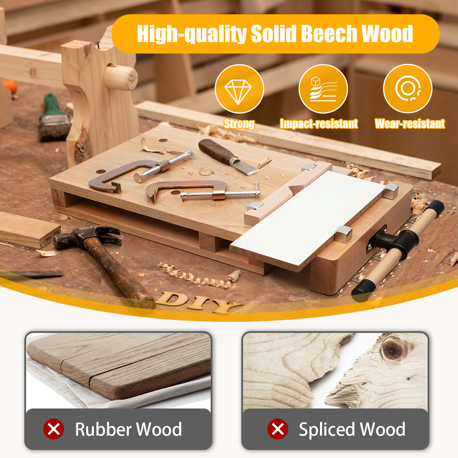 Wood Vise Workbench, Stable Cl – обзор и цена Woodworking Front Vise